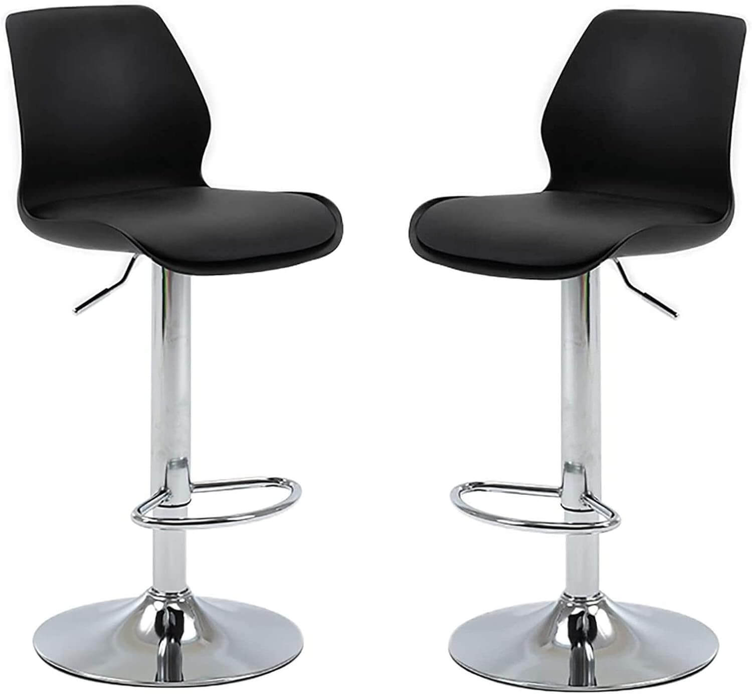 Black Foam Bar Stool – Comfortable Padded Seating with Sturdy Support