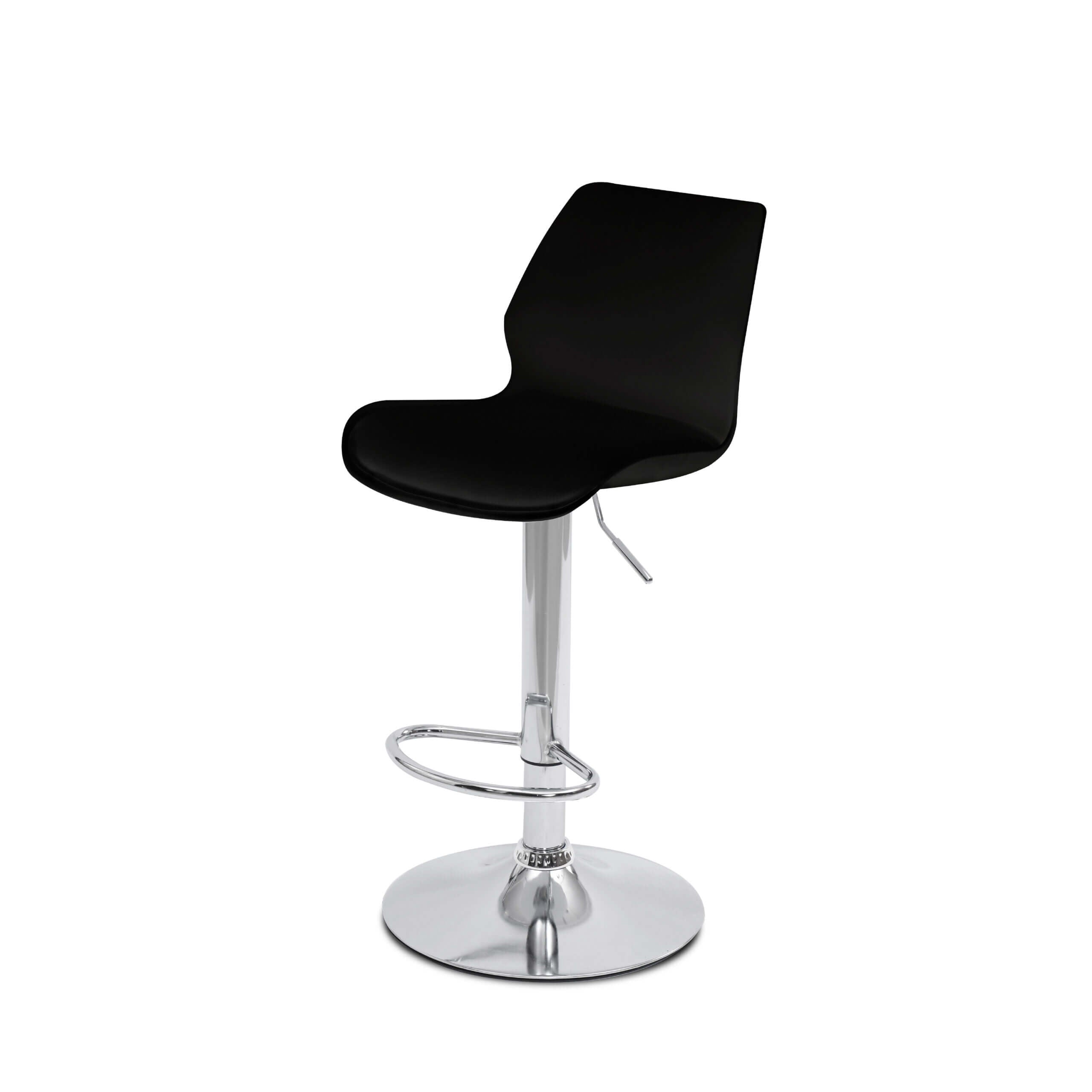 Black Foam Bar Stool – Comfortable Padded Seating with Sturdy Support