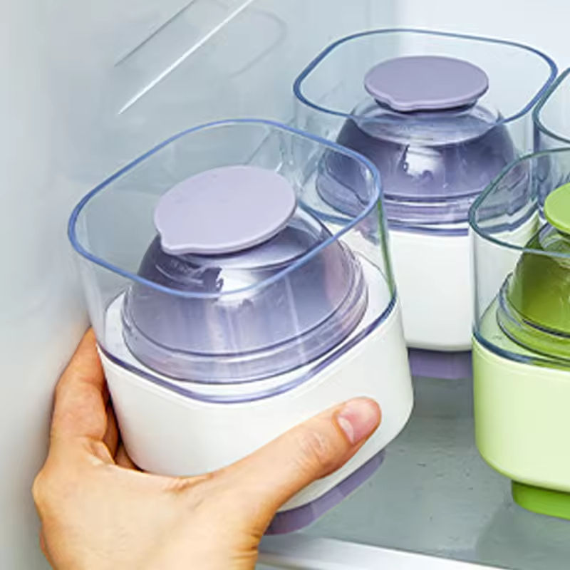 Easy Release Whiskey Ice Ball Maker with Lid