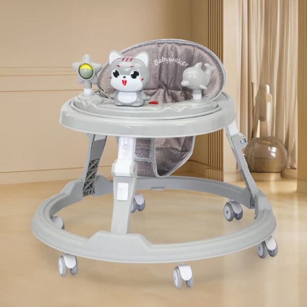 Foldable Anti-Tip Baby Activity Walker