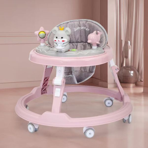 Foldable Anti-Tip Baby Activity Walker