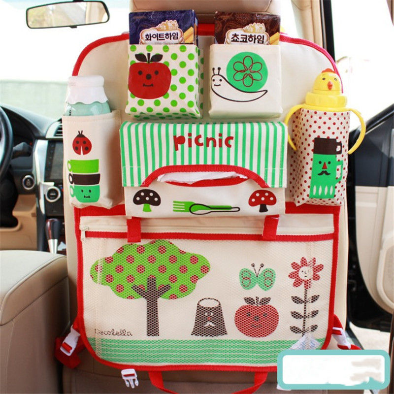 Cartoon Car Seat Back Organizer
