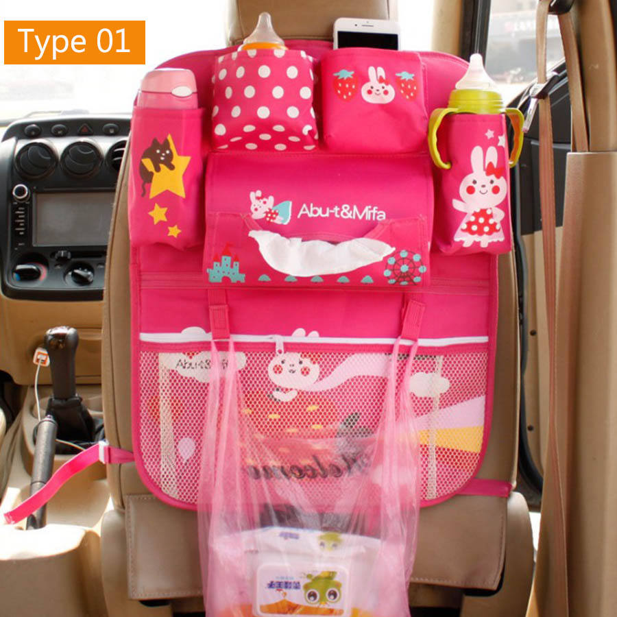 Cartoon Car Seat Back Organizer