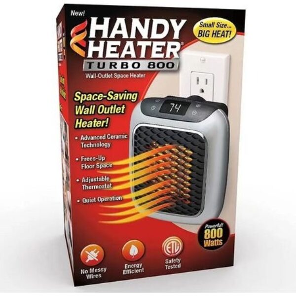 800w Wall-Outlet Electric Heater