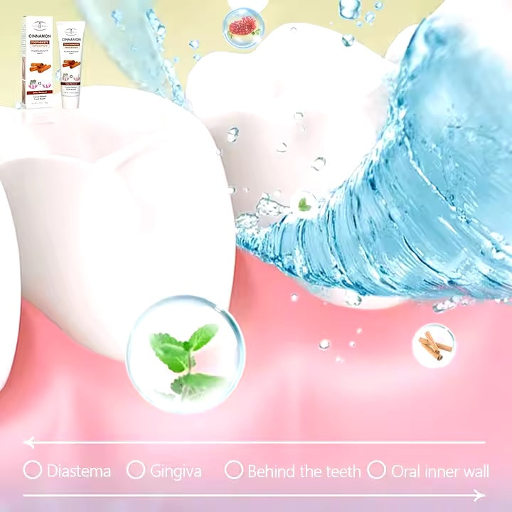 Aichun Beauty 100g Cinnamon Toothpaste Herbal Extracts Pomegranate Mint