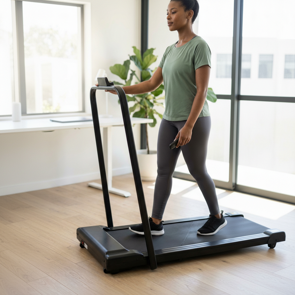 Cross-Border Electric Home Treadmill with LED Display