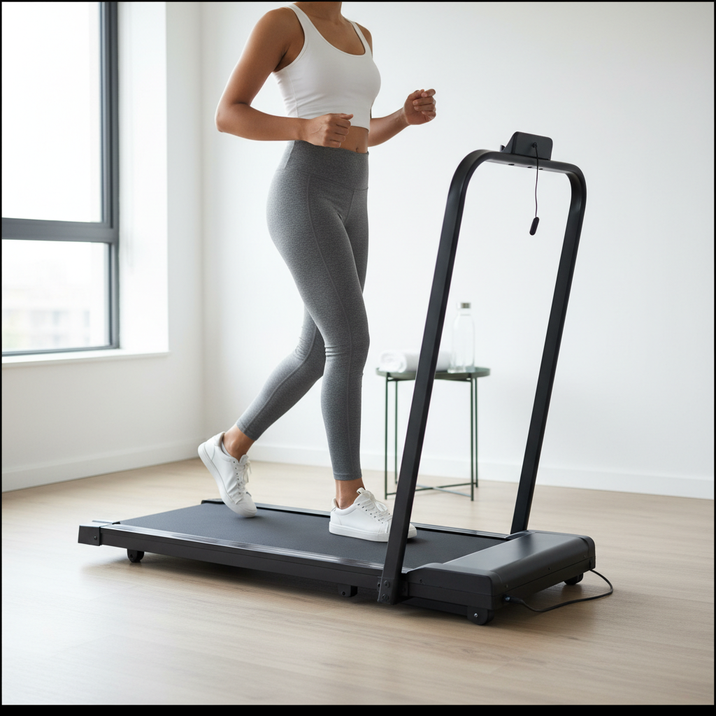 Cross-Border Electric Home Treadmill with LED Display