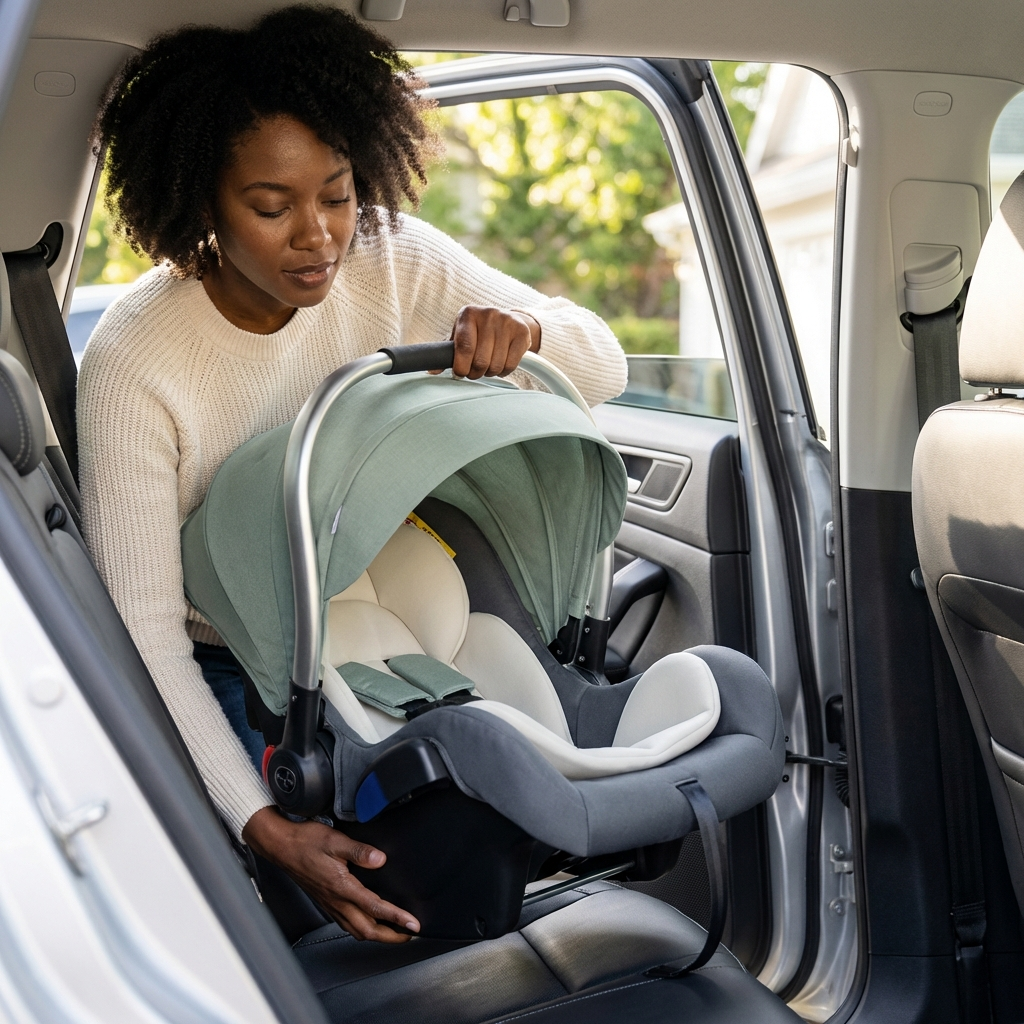 Baby Basket-Style Car Safety Seat