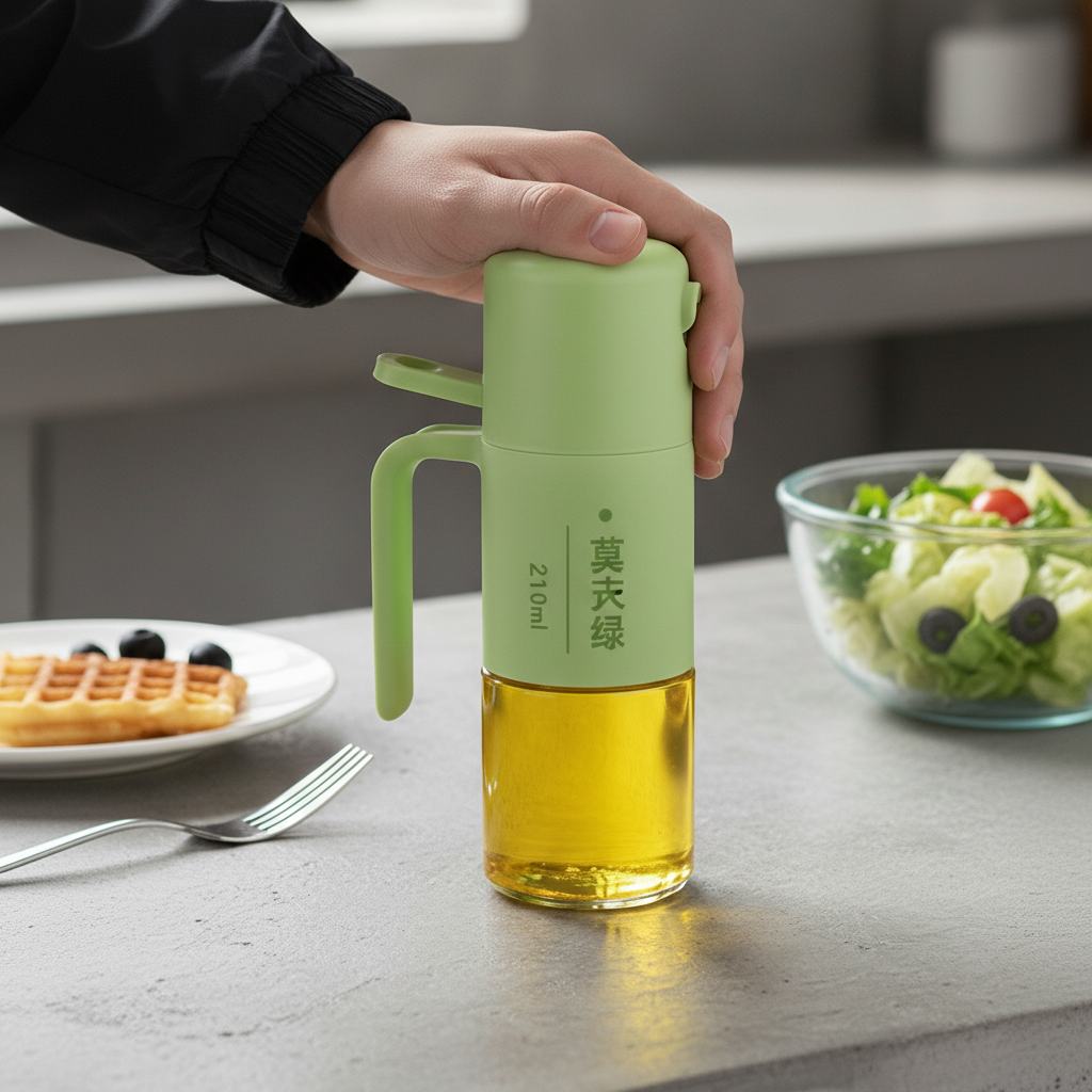 Clear Glass Spray Atomization Oil Bottle