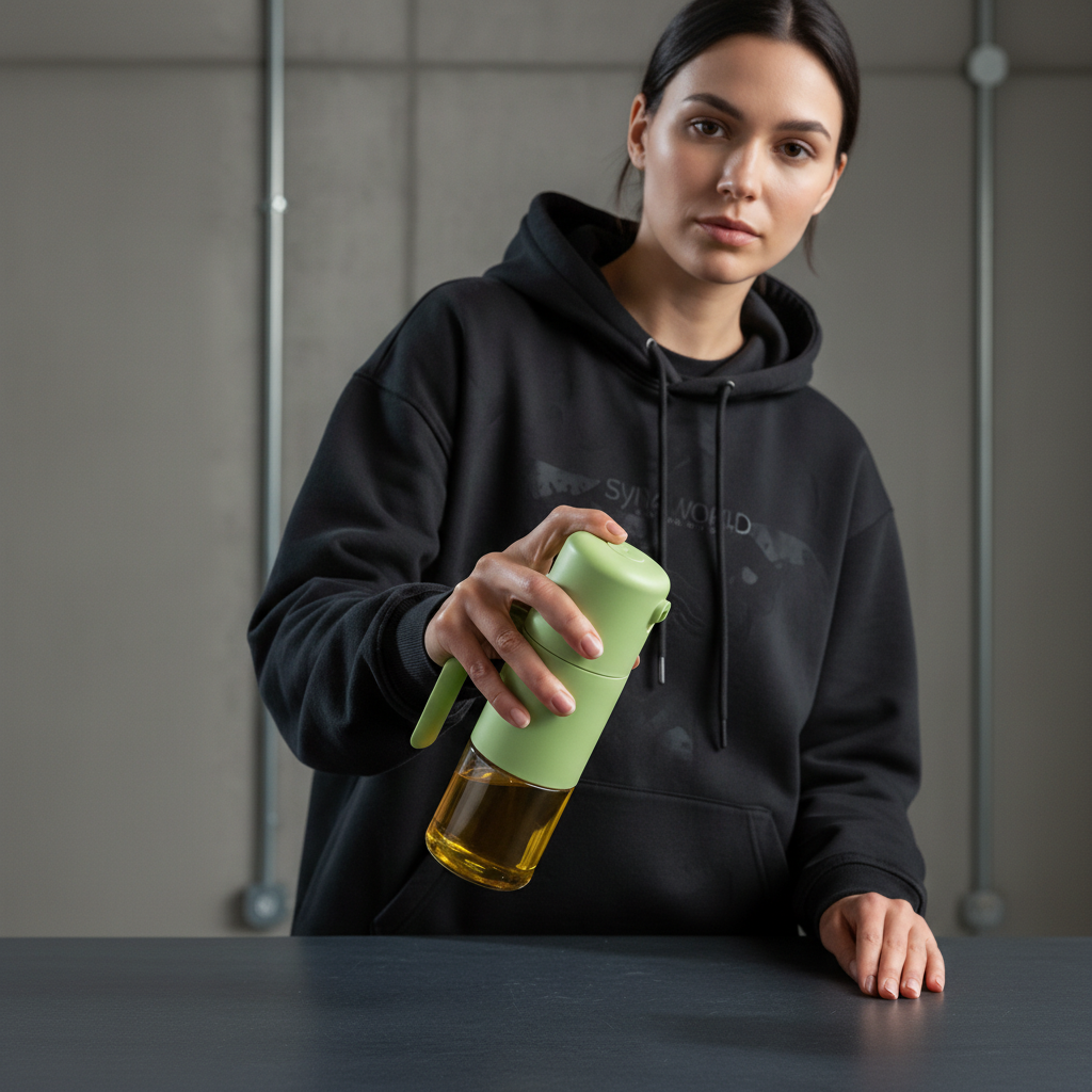 Clear Glass Spray Atomization Oil Bottle