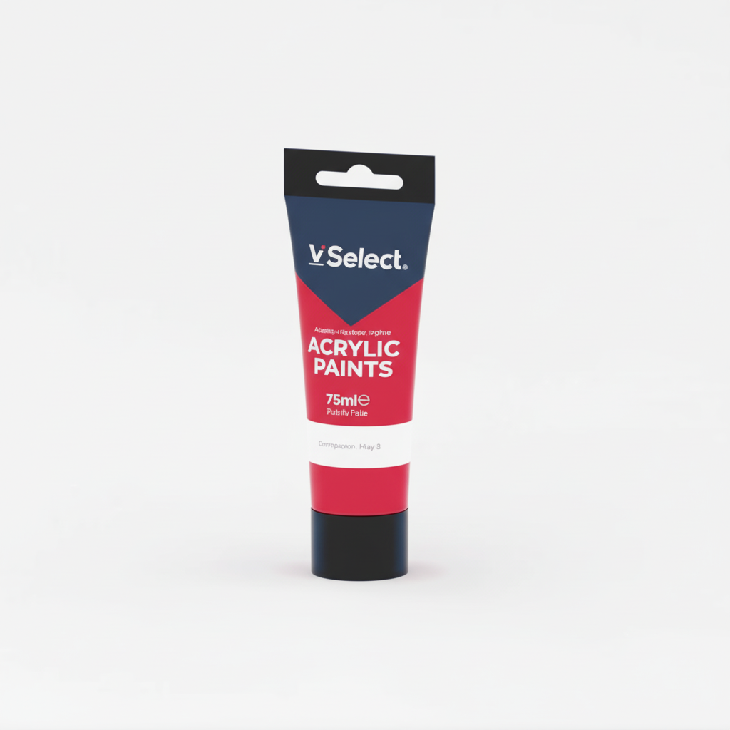 Acrylic Paint 75ml Crimson Red